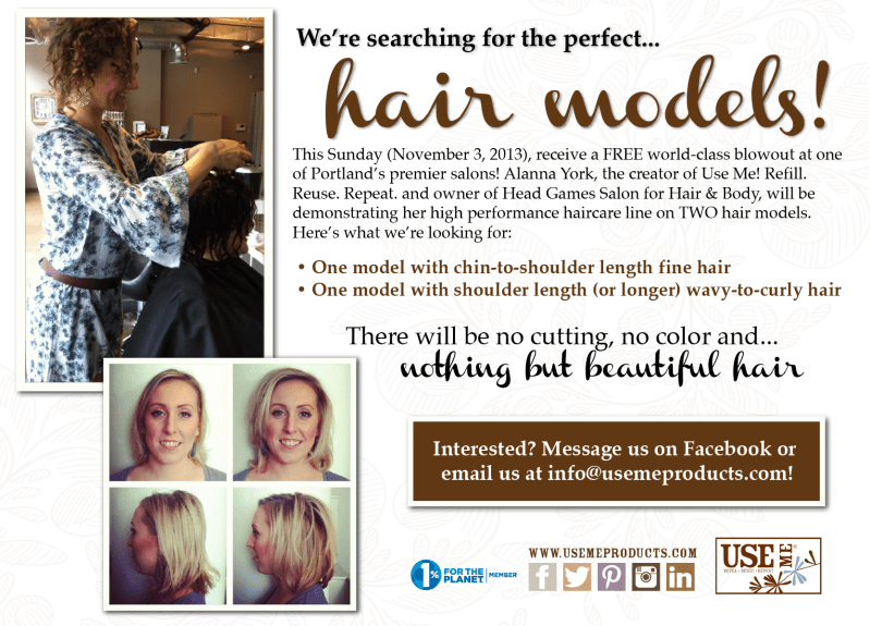 Model Call for a Hair Demo